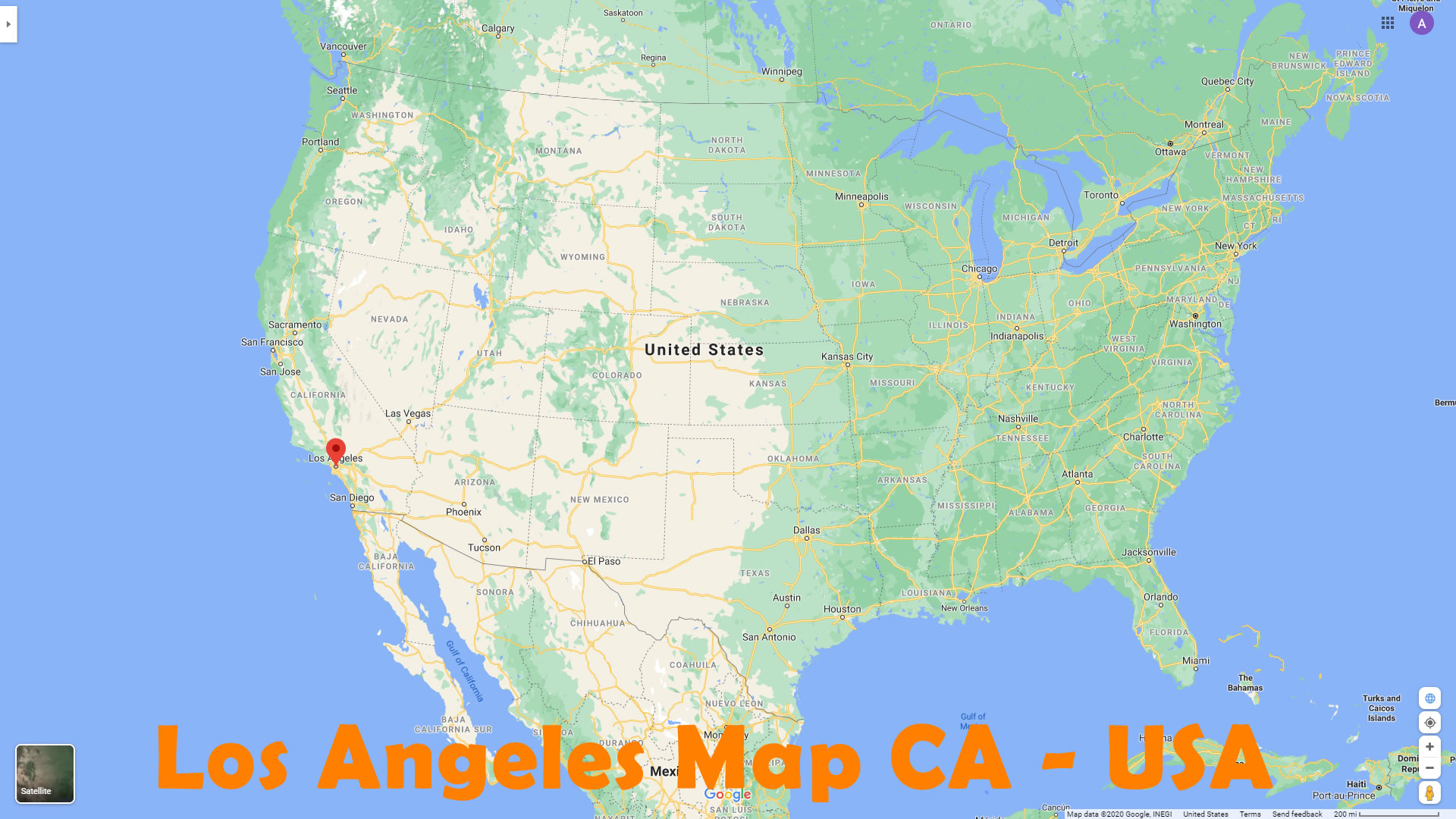 Los Angeles Maps California
